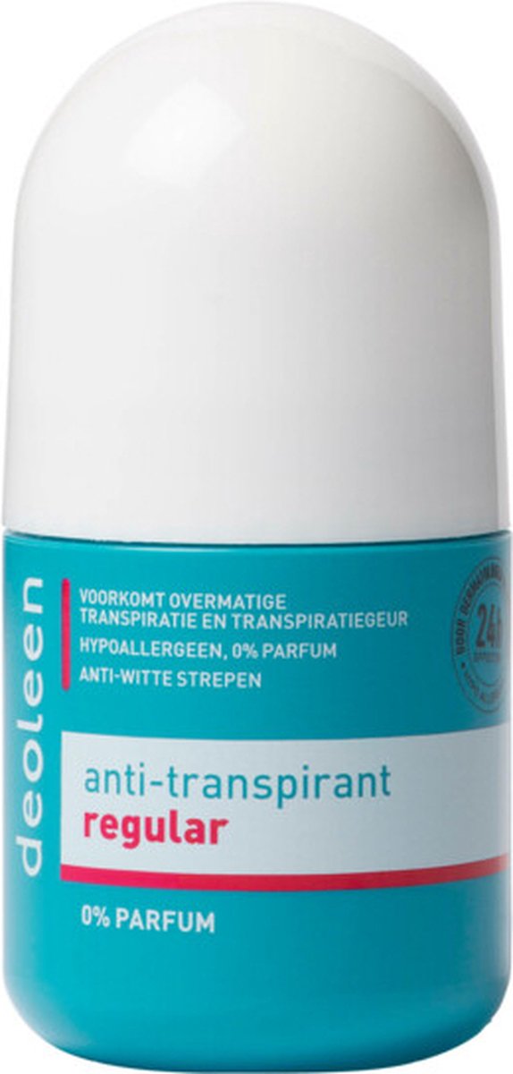 Bol.com Deoleen Deodorant Roller Regular Anti-Transpirant - 3 x 50 ml - Voordeelverpakking aanbieding
