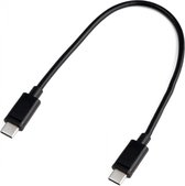 DLH DY-TU4855B, 0,3 m, USB C, USB C, Zwart