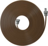 sproeislang 15 meter PVC bruin/grijs 2-delig