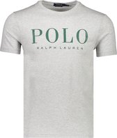 Polo Ralph Lauren  T-shirt Grijs Aansluitend - Maat S - Heren - Lente/Zomer Collectie - Katoen