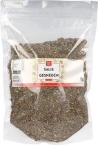 Van Beekum Specerijen - Salie Gesneden - 450 gram (hersluitbare stazak)