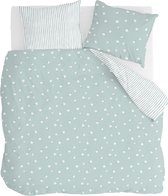 Walra Dekbedovertrek Little Daisies - 240x220 - 100% BCI Katoen - Mint