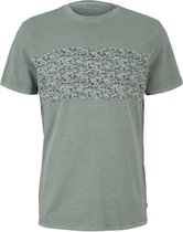 Tom Tailor T-shirt T Shirt Met Print 1030049xx10 12960 Mannen Maat - L