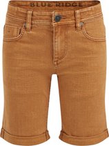 WE Fashion Jongens slim fit denimshort van jog denim