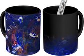 Magische Mok - Foto op Warmte Mokken - Koffiemok - Tropisch zoutwateraquarium - Magic Mok - Beker - 350 ML - Theemok