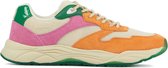 Scotch & Soda Sneakers Dames - Lage sneakers / Damesschoenen - Suède - Celest 2.0     -  Beige combi - Maat 42