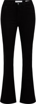 WE Fashion Dames high rise flared jeans met stretch - Curve