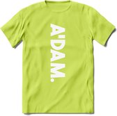 A'Dam Amsterdam T-Shirt | Souvenirs Holland Kleding | Dames / Heren / Unisex Koningsdag shirt | Grappig Nederland Fiets Land Cadeau | - Groen - L