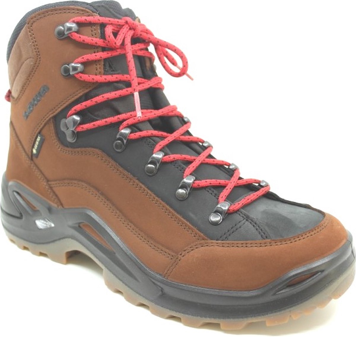 Lowa Renegade GTX® Mid Wandelschoenen Heren Mahagony 44.5 Rood
