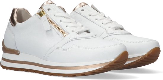 Gabor 528 Lage sneakers - Leren Sneaker - Dames - Wit - Maat 40 | bol.com