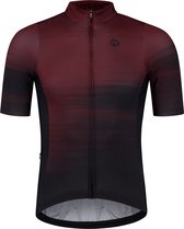 Rogelli Glitch Fietsshirt Heren Zwart/Bordeaux - Maat L