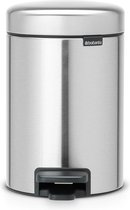Brabantia pedalette 3 liter Matt Steel FP