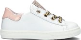 Develab 42618 Lage sneakers - Leren Sneaker - Meisjes - Wit - Maat 21