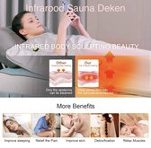 Bol.com Infrarood Sauna deken / Draagbare Thuissauna / Gewichtsverlies Spa / Warmte Deken / Pijnverlichting / Reuma deken / Afsl... aanbieding