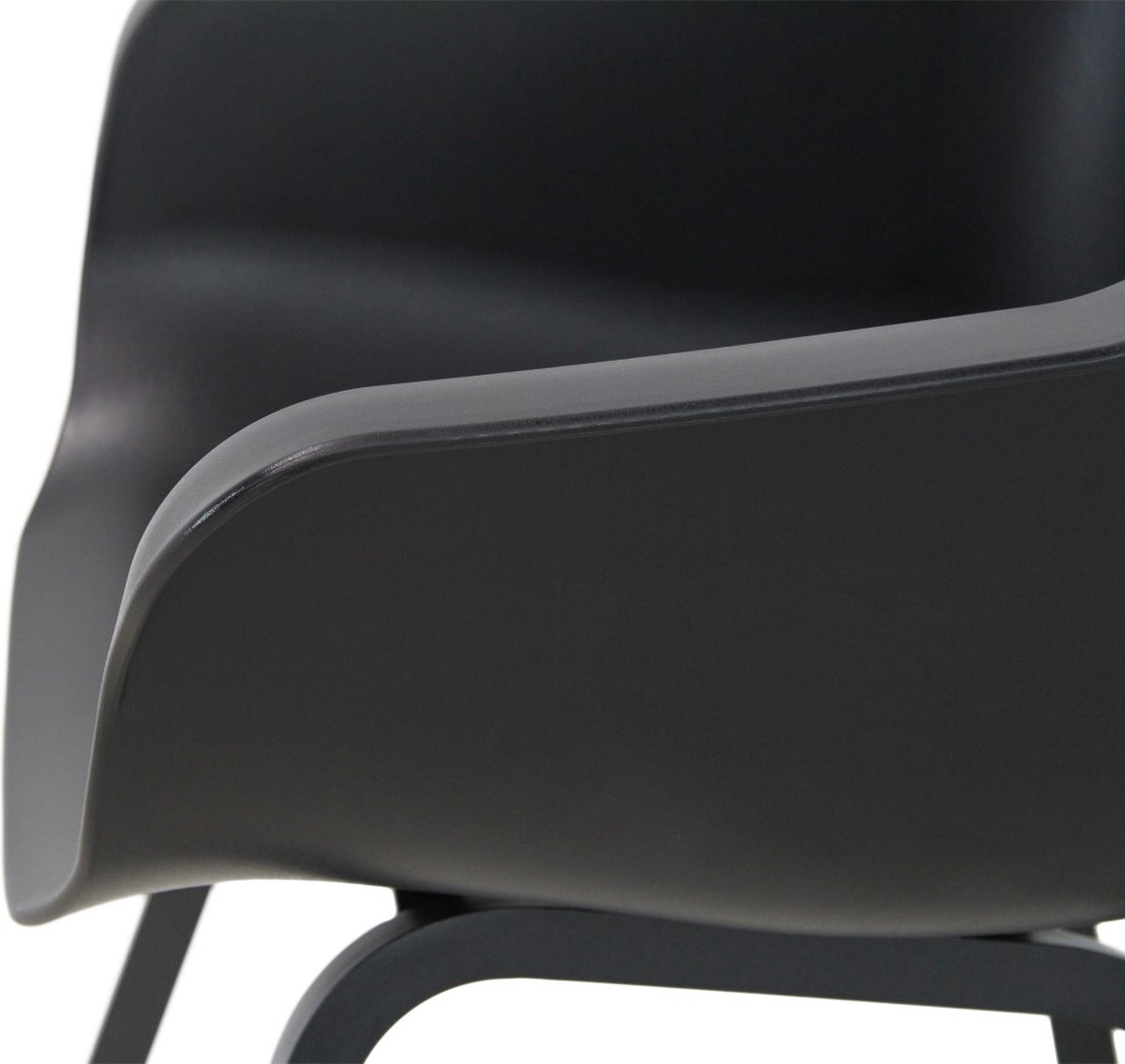 Hartman Sophie armchair chaise de jardin avec accoudoirs - Noir - set de 2