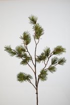 Kunstplant Pine - topkwaliteit decoratie - Groen - zijden tak - 101 cm hoog