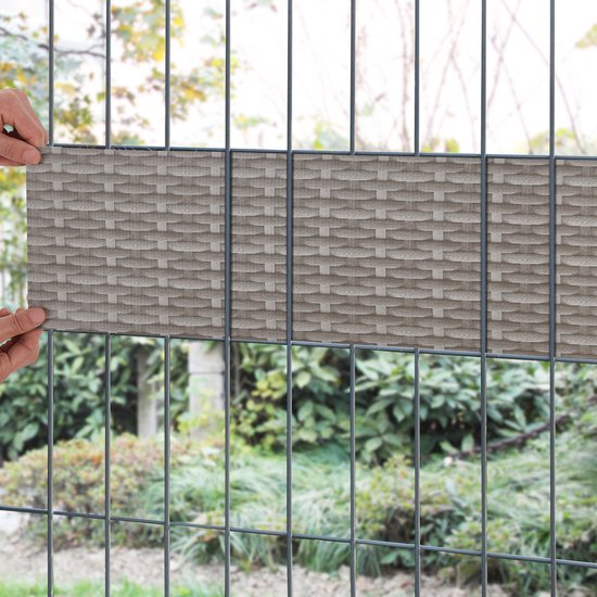 Privacyfolie voor hek vlechtband 140 m antracietgrijs mat RAL 7016