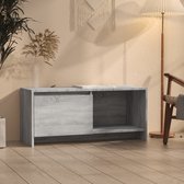 vidaXL Tv-meubel 90x35x40 cm spaanplaat grijs sonoma eikenkleurig