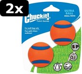 2x CHUCKIT ULTRA BAL S 5CM 2-PACK