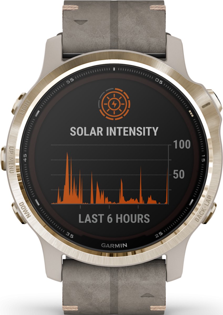 Garmin fēnix 6S Pro Solar - Smartwatch - Grijs | bol.com