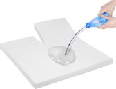 Splittopperbeschermer Waterdicht - Split topperbeschermer - Hoeslaken badstof - Antibacteriëel - Rondom Elastiek | Wit | Waterdichte Matras Beschermer Incontinentie Splittopper beschermer 200 x 220