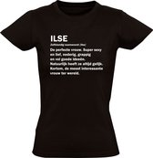Ilse grappig Dames t-shirt | verjaardag | cadeau | kado | shirt | Zwart