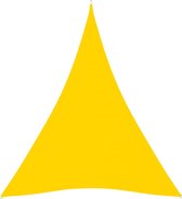 Zonnescherm driehoekig 5x6x6 m oxford stof geel