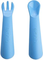 bestekset eKik√É¬≤ biologisch blauw 2-delig