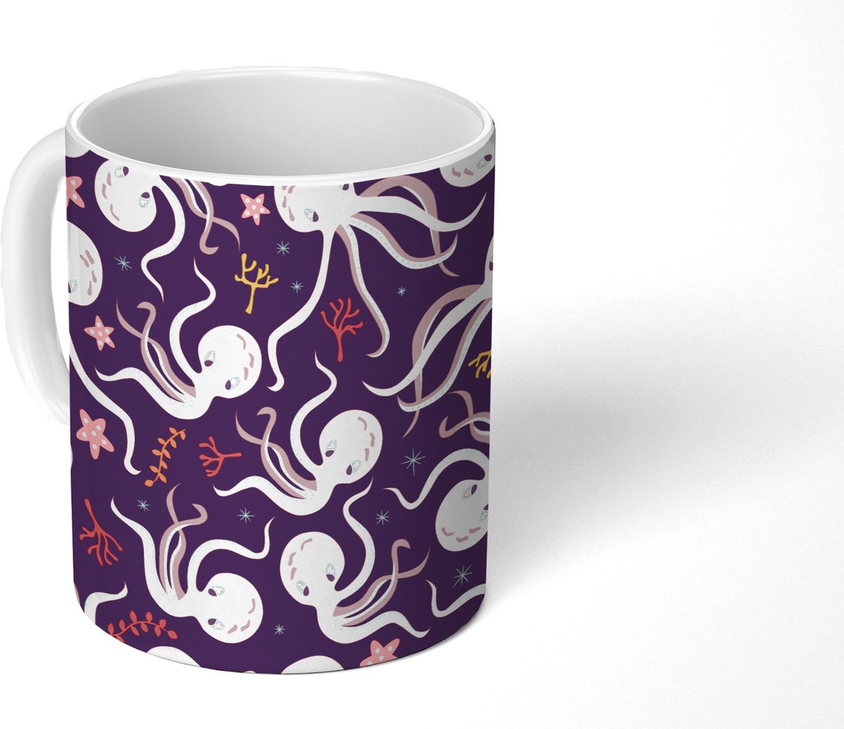 Mok - Koffiemok - Octopus - Baby - Design - Mokken - 350 ML - Beker - Koffiemokken - Theemok