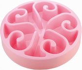 slowfeeder 20,5 cm roze