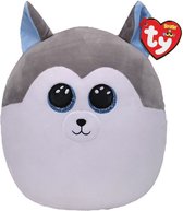 TY Squish A Boo Knuffelkussen Husky Slush 23 cm