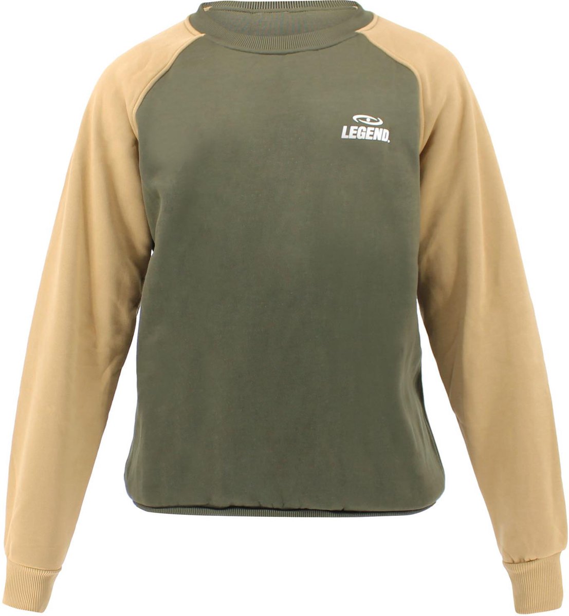 Trui/sweater dames/heren Groen Fleece XL