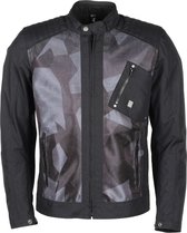 Helstons Colt Air Mesh Fabric Black Camo Jacket 2XL - Maat - Jas