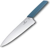 Victorinox Swiss Modern Chef's Knife 20 cm - Lame large - Manche bleu