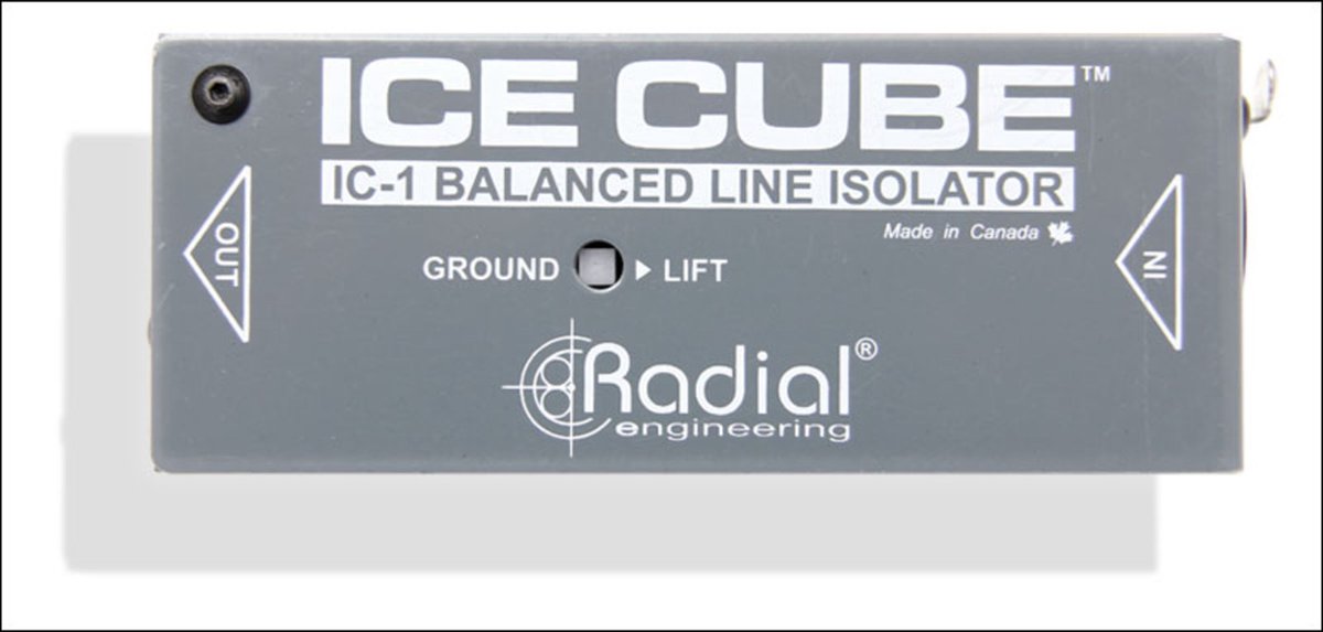Radial IC-1 Ice Cube Balanced Line Isolator - Isolators