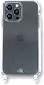 Transparant Phone Cord Case (no cord) - Hoesje transparant geschikt voor iPhone 13 Pro hoesje - Hoesje zonder koord geschikt voor iPhone 13 Pro - Koordhoesje transparant case geschikt voor iPhone 13 Pro hoesje