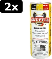 2x SNUFFLE DOG BEER KIP IN BLIK 25CL