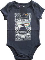 Pink Floyd Baby romper -6-9 maanden- Carnegie Hall Poster Zwart