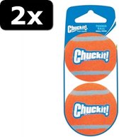 2x CHUCKIT TENNISBAL S 5CM 2ST