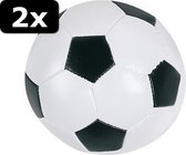 2x VOETBAL ZACHT 6CM