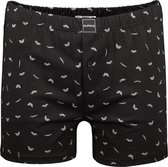 Suaque/Ginosanti heren boxershort wijd model Moustache - L - Zwart