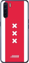 6F hoesje - geschikt voor OPPO A91 -  Transparant TPU Case - AFC Ajax Amsterdam1 #ffffff