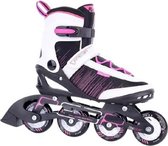 inlineskates Peer III dames zwart/roze/wit maat 38