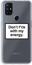 Case Company® - OnePlus Nord N10 5G hoesje - My energy - Soft Cover Telefoonhoesje - Bescherming aan alle Kanten en Schermrand