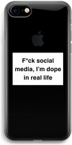 Case Company® - iPhone 7 hoesje - I'm dope - Soft Cover Telefoonhoesje - Bescherming aan alle Kanten en Schermrand