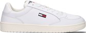 Tommy Jeans City Cupsole Lage sneakers - Leren Sneaker - Heren - Wit - Maat 41