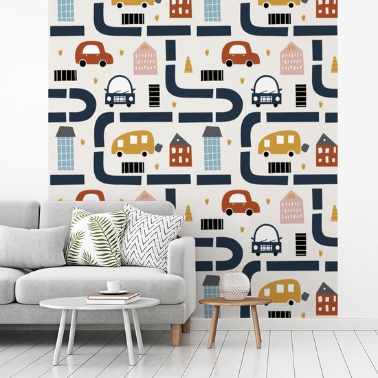 Papier Papier peint photo - Design de Papiers Peints - Garçons - Voiture - Enfants - Largeur 240 cm x Hauteur 260 cm