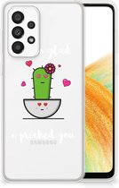 Smartphone hoesje Geschikt voor Samsung Galaxy A33 5G Hoesje maken Cactus Glad