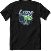 Lure master | vissen outdoor T-Shirt Heren / dames | hengelsport cadeau Shirt - grappige Spreuken, Zinnen en Teksten Maat M