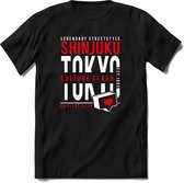 Tokyo - Shibuya | TSK Original & vintage | T-Shirt Heren - Dames | Rood | Perfect Cadeau Shirt | Grappige Spreuken - Zinnen - Teksten | Maat XXL